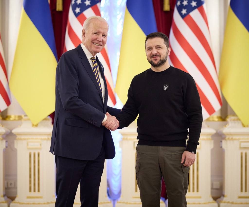 Joe Biden a effectué une visite surprise à Kiev